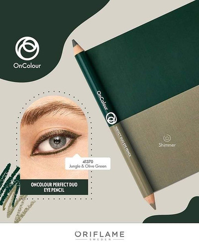 مداد چشم دوسر اوریفلیم سری آنکالر رنگ Jungle & Olive Green 41370